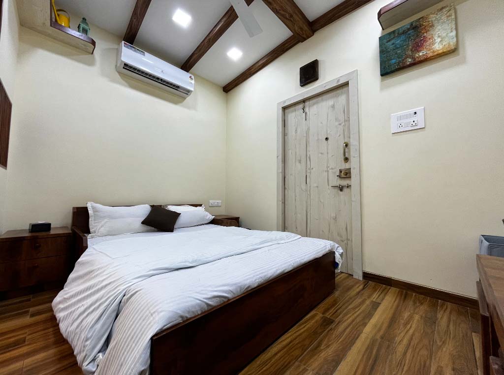 Bedroom of Nook Apartment, a Boutique Stay In Mumbai