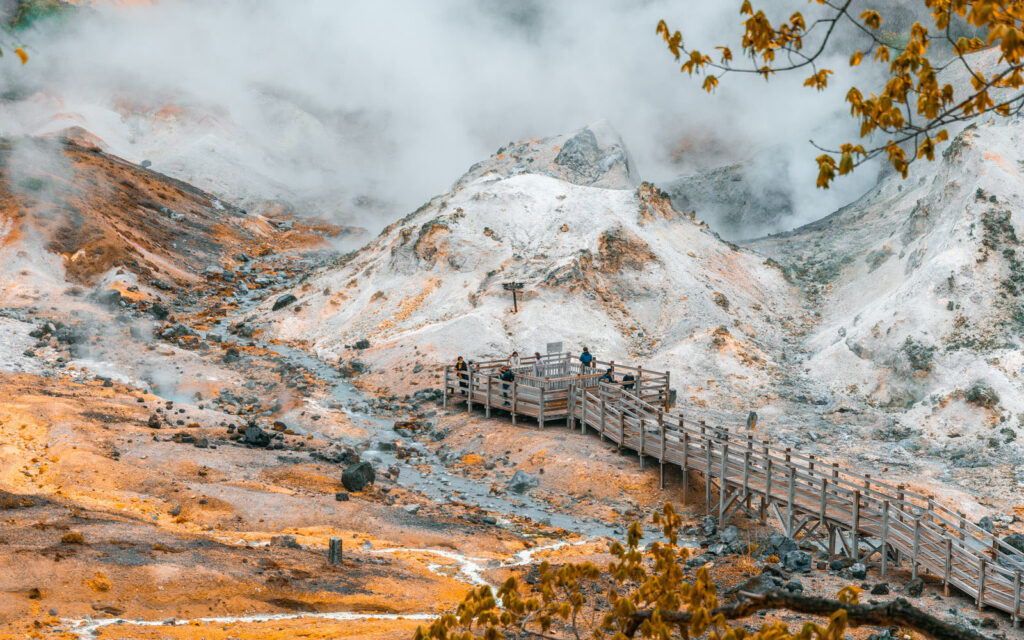 Noboribetsu Onsen Hell Valley Jigokudani Cover